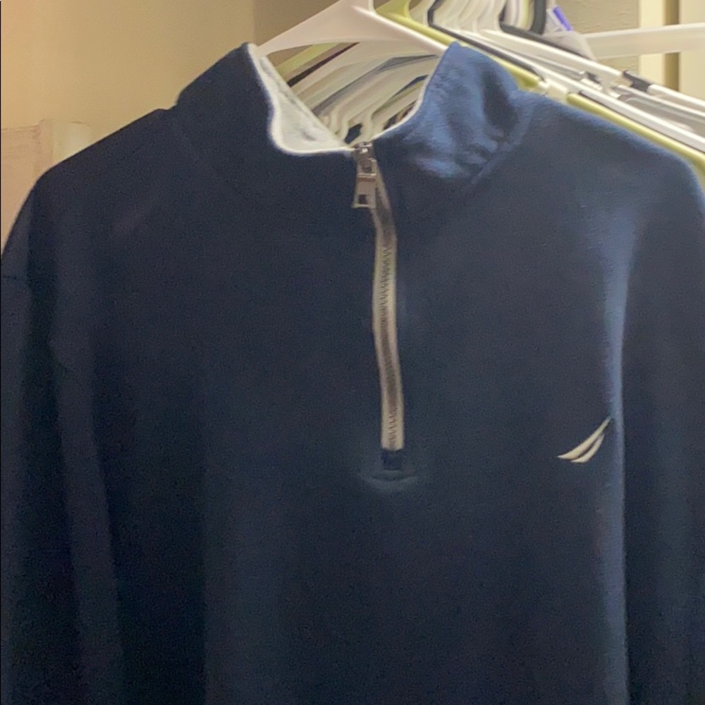 Mens Nautic half zip sweater 2xl xxl